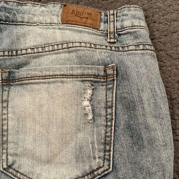 ZCO Jean Shorts Size 22 Plus Size Distressed - Picture 5 of 5